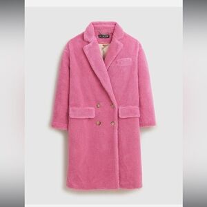 J Crew Relaxed topcoat dusty pink sz small NWT